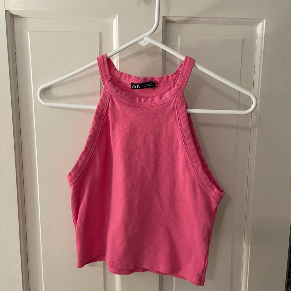 Pink Zara high neck top